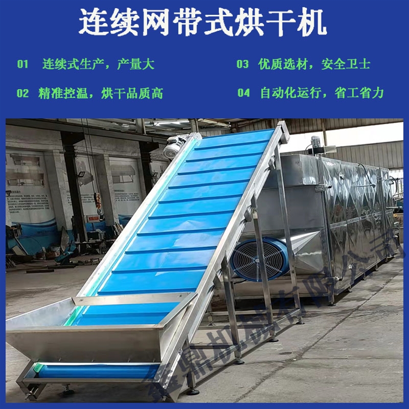 藥品化工工業網帶式烘干設備
